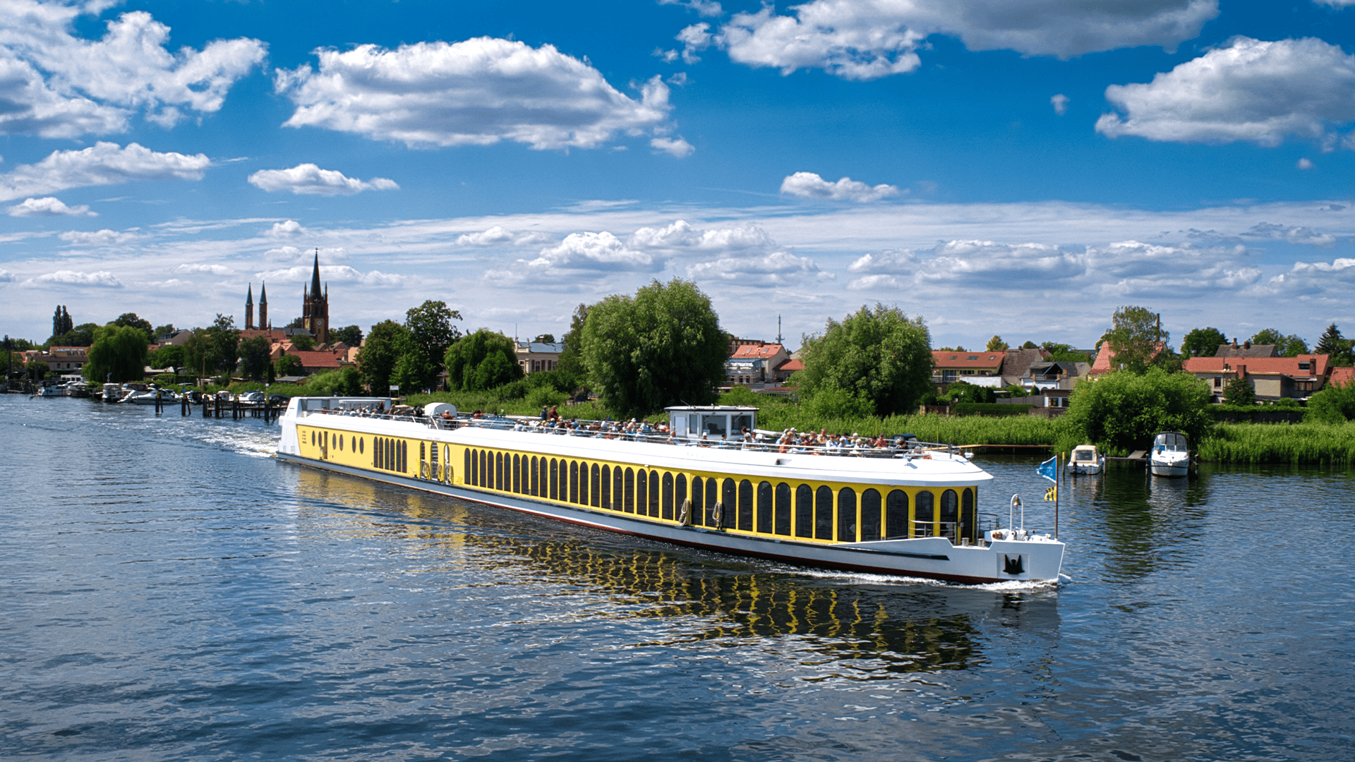 Die MS Sanssouci auf der Havel in Potsdam